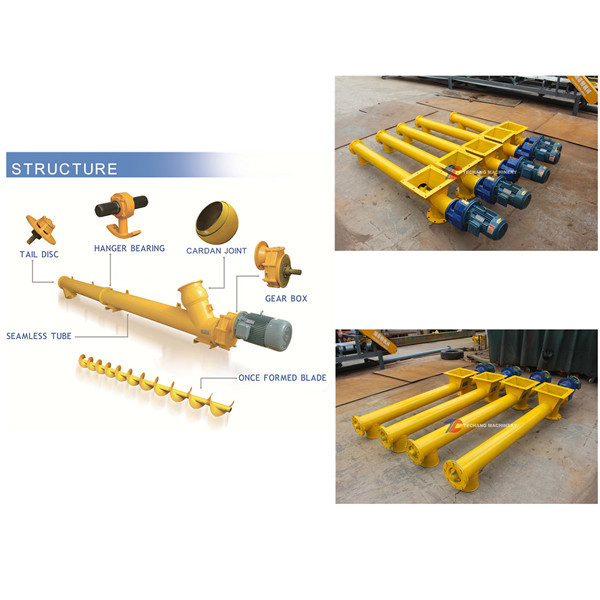 Quality Gypsum Powder Carbon Steel Screw Conveyor Auger Systems for sale