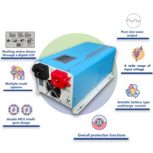 Buy cheap 1000W ~ 3000W Pure Sine Wave Power Inverter Residential Solar Inverter from wholesalers