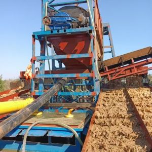 Buy cheap Customized River Gold Chain Bucket Dredger With Agitation Chute from wholesalers