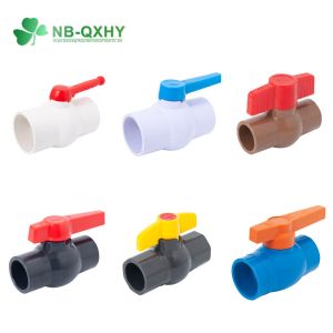 Buy cheap Customizable Black PVC Octagonal DIN Socket/NPT Thread Ball Valve with Blue Long Handle from wholesalers