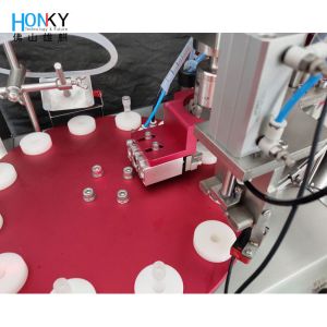 Buy cheap Desktop Automatic Small Vial Liquid Filling And Capping Machine With Ceramic Piston Pump For Small Vial Packing from wholesalers