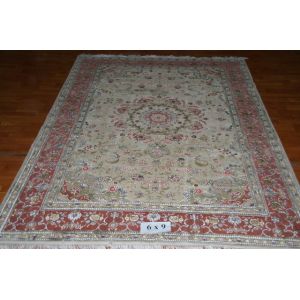 Buy cheap wool/silk mixed persian rug turkish rug traditional rug handmade rug from wholesalers