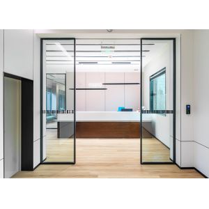 Buy cheap Custom Aluminum Glass Partitions with Tempered Glass Panels from wholesalers