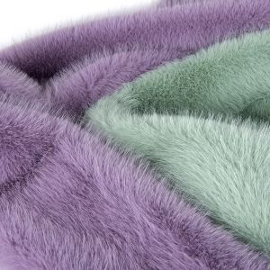 Buy cheap Custom Color 100% Polyester Long Hair Faux Fur Fabric with Very Soft Hand Feeling from wholesalers