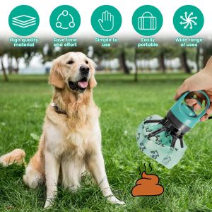 Buy cheap OEM ODM Dog Pooper Scooper Sustainable Plastic Blue Dog Poop Cleaner from wholesalers