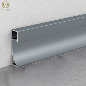 Buy cheap 78mm Aluminium Skirting Profile Board With Led Strip ODM from wholesalers
