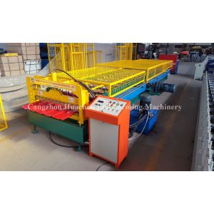 Buy cheap 1.0mm Thickness Popular Profile Roofing Roll Forming Machine with Safe Cover from wholesalers