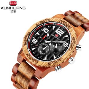 Buy cheap Man Black Dial Zebra Wooden Quartz Watch Luminous Water Proof 1016-2 from wholesalers