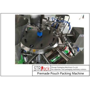 Laundry Detergent Liquid Soap Doypack Standup Pouch Packing Filling Sealing