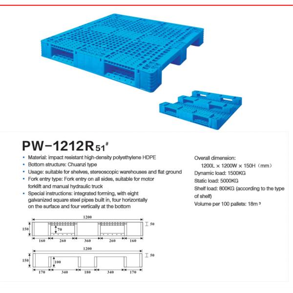 Quality Wareho Packaging Stackable Plastic Pallet for Reliable Packaging for sale