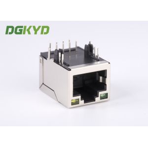 Shield RJ45 Modular Jack Female Magnetic Network Port With Lan Transformer