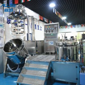 Buy cheap 200L Vacuum Lotion Shampoo Homogenizer Emulsifying Emulsifier Mixer Machine from wholesalers