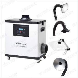 Microcomputer Salon Fume Extractor Air Cleaner With Freestanding Arm