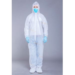 Buy cheap SMS Elastic Cuff Personal Safety 50g Disposable Coveralls from wholesalers
