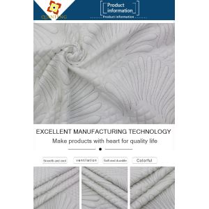 Customized Pillow Simmons Mattress Quilting Fabric Knitted Jacquard Yarn Dyed