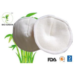 Reusable Bamboo Organic Breast Pads , White Bamboo Waterproof Breast Pads