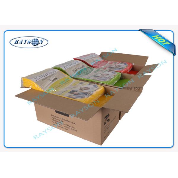 Quality Individually Wrapped Non Woven Tablecloth In Full Color For Party Use for sale