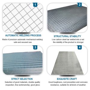 Buy cheap Customizable 4x2 Galvanized Welded Wire Mesh Panel with High Corrosion Resistance from wholesalers