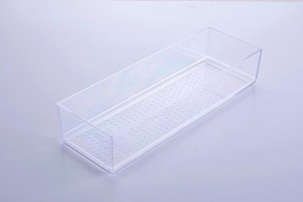 Buy cheap Desk Drawer Organizer Drawer Dividers Organizer Bins Clear Plastic with 4 Different Sizes Storage Boxes & Bins Living Ro from wholesalers