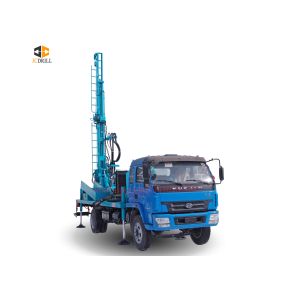 200m Drilling Depth Rock Drilling Rig Hydraulic Borewell Drilling Rig 4000nm