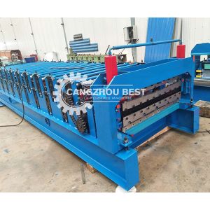 Buy cheap IBR Roof Making Machine / Roofing Sheet Roll Forming Machine Stable Performance from wholesalers