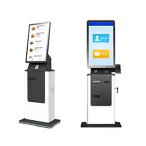 Buy cheap RFID Enabled Self Service Kiosk for Check-in Passport Scanning Boarding Pass Printing and Cash Payment from wholesalers