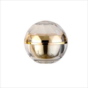 Buy cheap Diamond Shaped Empty Luxury Cosmetic Jars Plastic Cream Container from wholesalers