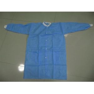 Buy cheap Dustproof PP Colored Disposable Scrubs And Lab Coats With Hook Loop Closure from wholesalers