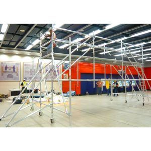 Buy cheap Versatile / Durable Cuplock Scaffolding 200kg/sqm For Station Maintenance from wholesalers
