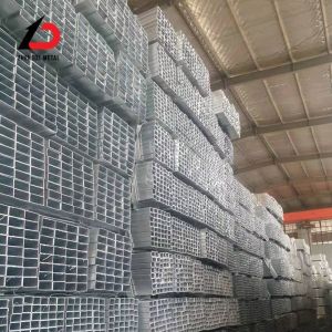 Buy cheap Hot/Cold Rolled ERW Square/Rectangular Hollow Section Dx51d Dx52D Z30 Z120 Galvanized Steel Pipe for Hydraulic/Automobile Pipe and Oil/Gas Drilling from wholesalers