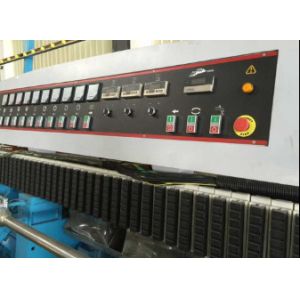 Buy cheap Miter Glass Glass Edging Machine With Air Polishing / Electrical Rail Lift System from wholesalers