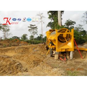 Buy cheap Alluvial 2000*2200MM Mini Gold Wash Plant Small Trommel from wholesalers