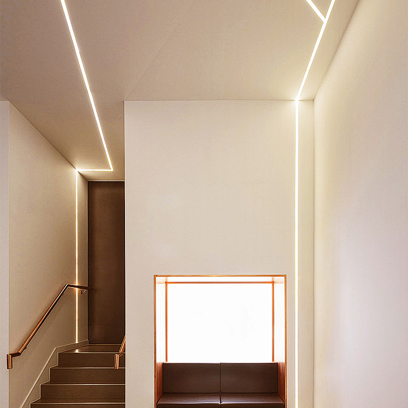 Buy cheap 10mm Home Anodized Illumination Magnetic LED Profile product