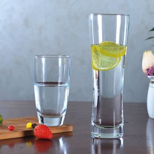 Buy cheap Stackable 13oz Water Drinking Glass With Machine Blowing Wide Mouth from wholesalers