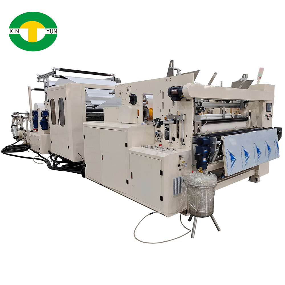 Buy cheap Xinyun Machinery 2 Colors Printing Toilet Tissue Paper / Maxi Paper Towel Roll Making Machines from wholesalers