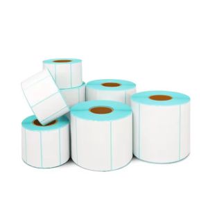 Buy cheap Custom Adhesive Direct Thermal Labels Shipping Printer Barcode Labels Roll from wholesalers