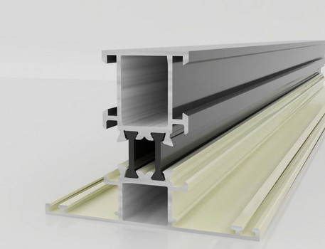 Quality Anodized Aluminum Window Extrusion Profiles , Deep - Processing Aluminum Window Frame for sale