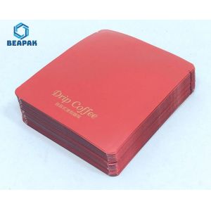 Heat Seal Biodegradable Japanese Filter Coffee Bags With Valve