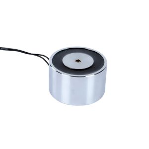 Buy cheap Mini Round Electromagnet 500N Holding Force DC 12v 24v Waterproof IP65 Custom Solenoid for Machining from wholesalers