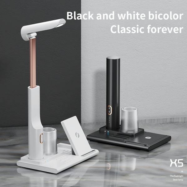 15W wireless fast charging | scalable dimming | X5 multifunctional desk lamp |