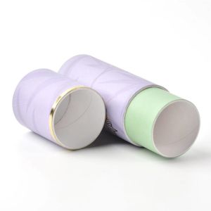 4C Biodegradable Carton Box , Multiapplication Kraft Paper Tube Box