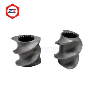 Cnc Machined Extruder Machine Plastic Extruder Screw Element With Polished