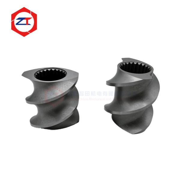 Cnc Machined Extruder Machine Plastic Extruder Screw Element With Polished