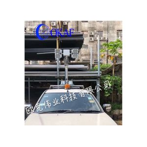 Buy cheap 4*200W roof Mounted 66km/h Prostrate Telescopic Mast 72000lm from wholesalers