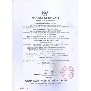 Aolittel Technology Co.,Ltd Certifications