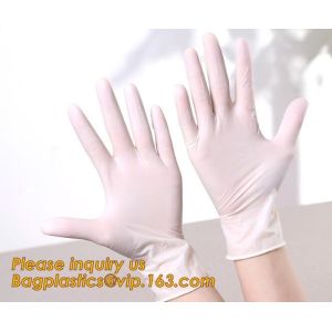 Natural Disposable Powdered Free Custom Medical Examination Latex Gloves,Powder