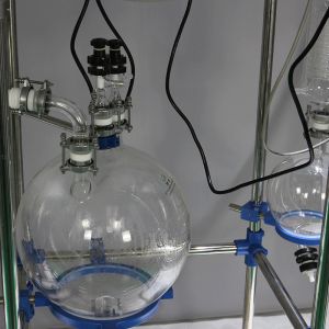 Buy cheap Concentration Chemical Glass Reactor 50L Jacketed For Chemistry Distillation from wholesalers