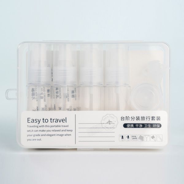 Simple Design Cosmetic Packaging Bottle with Screw Cap and Customizable Logo for