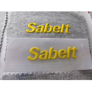 Buy cheap 3D Printing Clothing Heat Transfer Garment Labels Silicone Embossing from wholesalers