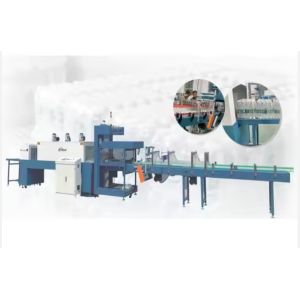 Straight-line heat-shrink packaging machine